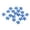 Royalblue, variante sur Abbracc 20 Pcs Boutons en Résine avec Strass Cristal Perles Plates DIY Rouge