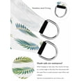 thumbnail image 5 of Green Leaves Sun Shade Sail 8' x 10', Blue Leaf Abstract Plant Gradient Modern Rectangle Outdoor Sunshade Canopy, Waterproof UV Block Patio Covers for Garden Yard Beach, 5 of 9