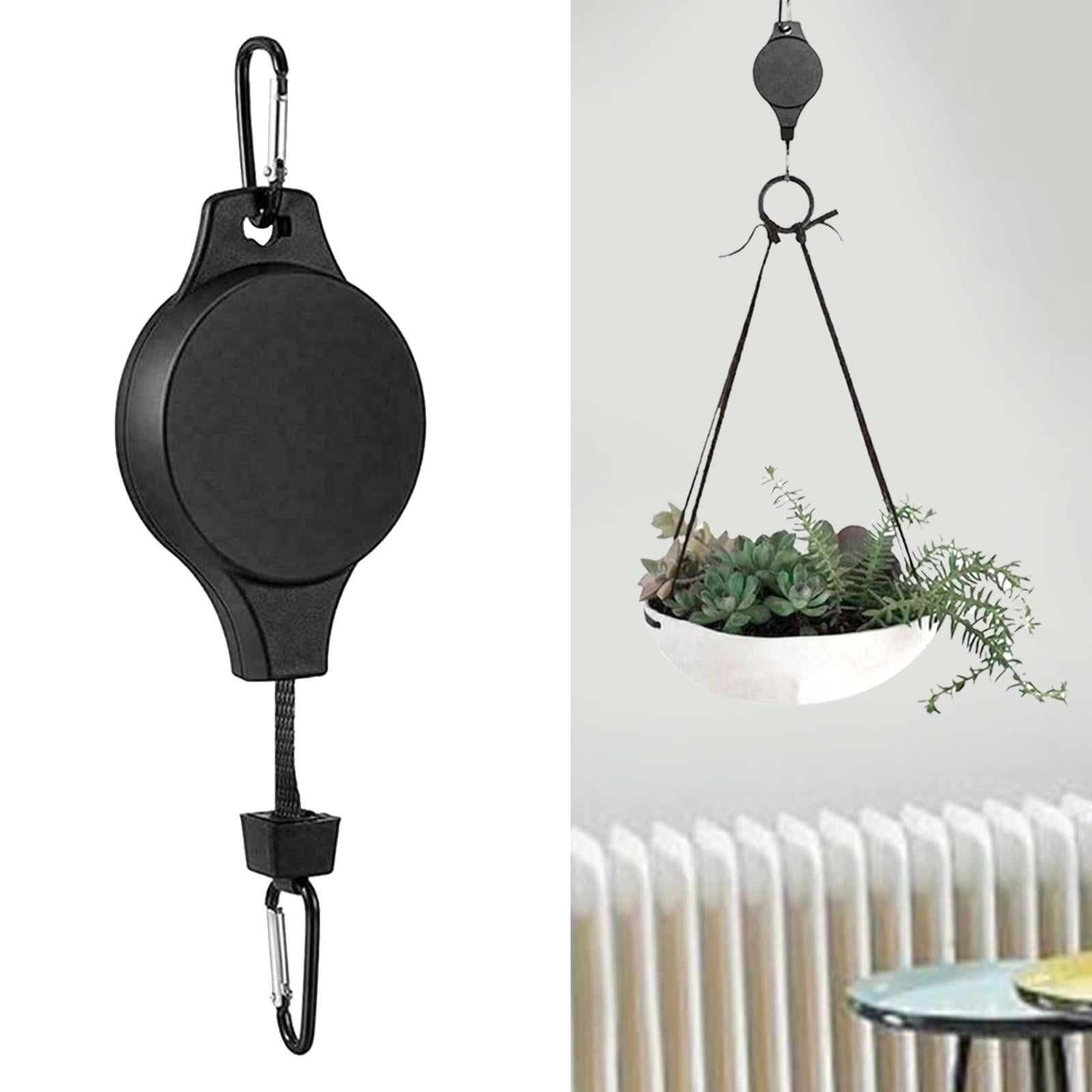 Flower Basket Hook Hanger Plant Pulleys Birds Feeder Pots Plant Pulley