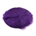 thumbnail image 4 of Soft Sheepskin Fluffy Skin Faux Fur Rug Mat Small Rugs Lake Blue 30cm, 4 of 5