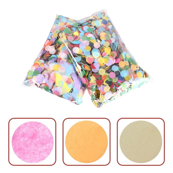 CRILSTYLEO Multi Colorful Round Paper Party Confetti for Decoration Ideal for Weddings and Events 100g