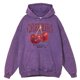 thumbnail image 4 of Sudadera con capucha retro desgastada con cerezas Cosh Valentine para hombre, ropa de calle informal, holgada, de gran tamaño, 100 % algodón, 4 of 5
