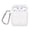 White, variant on Syracuse Orange Engraved Silicone Case Cover Compatible with Apple AirPods Pro 1 & 2 (Navy) by Affinity Bands