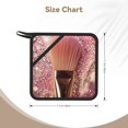 thumbnail image 3 of Xecao Makeup Brush on Pink Glitter for Silicone Trivet Mats - Heat Resistant Pot Holders, Multipurpose Non-Slip Hot Pads, 3 of 8