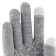 thumbnail image 3 of KyCheLot Unisex Winter Gloves Color Block Full Finger Knitted Thickened Gloves Comfy Warm Outdoor Gloves, 3 of 5