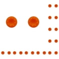 thumbnail image 2 of Seitruly 2 piezas Gamepad Thumbstick Protector Cover Joystick Caps Gaming Controller Accesorios Reemplazo para One Orange Naranja 10Conjunto, 2 of 6