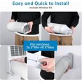 thumbnail image 7 of 15,000 BTUs Portable Air Conditioner - Compact 3-in-1 Cooling, Dehumidifier, and Fan with Remote Control, Ideal for Rooms up to 850 Sq. Ft, Perfect for Home/Office Use, White, 7 of 7