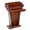 Cherry Wood Grain, variant on AdirOffice Church Pulpit, Wooden Podium - Height 37.5" Pulpits for Churches with Large Drawer (Black)