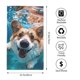 thumbnail image 2 of Balery Sea Swimming Corgi Toalla de Microfibra Premium con Estampado – 27.5x16 pulgadas, Alta Absorción, Suave y Aterciopelada, Secado Rápido, 2 of 6