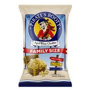 Pirate's Booty Gluten-Free Aged White Cheddar Cheese Puffs Snack, 10 oz Family-Size Bag