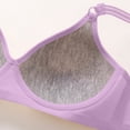 thumbnail image 5 of Plus Size Push Up Underwire Bra - Back Fat Smoothing, Lightly Padded, Supportive T-Shirt Bra for Everyday Comfort Light Purple 36, 5 of 6