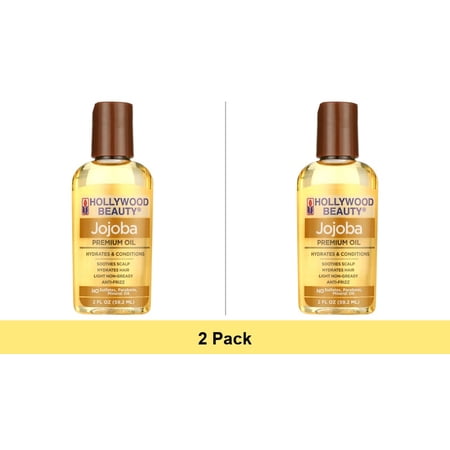 Hollywood Beauty Jojoba Hair Oil, 2 oz - 2 Pack