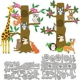 thumbnail image 2 of 1set Animals Theme Carbon Steel Cutting Dies Stencils for Scrapbooking Photo Album Decorative Embossing Paper Card Tree 157x78~108x0.8mm 2pcs/set, 2 of 7