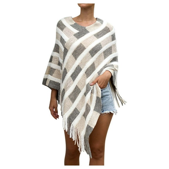 BUIgtTklOP Winter Coats Clearance,Women Winter Solid Button Knitted Capes Cardigans Sweater Coat