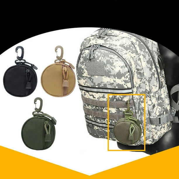Llavero para Comprar Monedas, Bolsa Modular para Equipo de Carga Profesional, Accesorio para Hombre, Monedero Redondo Pequeño Como Billetera, Monedero.