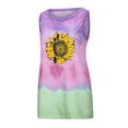 thumbnail image 4 of LSLJS Womens Crew Neck Tank Tops Fashion Woman Round Neck Sleeveless Blouse T-Shirt Printing Loose Tank Tops, 4 of 4