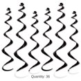 thumbnail image 6 of Beistle Twirly Whirlys black Party Decoration (Case of 36), 6 of 6