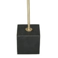 thumbnail image 4 of 9" x 18" Gold Marble Geometric Sculpture with Black Base, by CosmoLiving by Cosmopolitan, 4 of 8