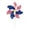 D, variant on Patriotic Pinwheels,Wind Spinners Outdoor,1PCS American Flag Patriotic Pinwheels 4th of July Pinwheels Red White and Blue Decorations Wind Spinners Outdoor Decor Windmills for Yard Garden