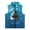 Bubble Great White Shark, variant on Comfortable Girls Sleeveless Winter Jacket for Spring Outdoor Activities, Howling Wolf Polyester With Pocket Toddler Girls Fleece Vest