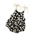 thumbnail image 3 of Yunliwuli Baby Girl´s Romper, Daisy Print Sleeveless Sling Bodysuit One-piece Suit for Birthday Party Photography, 3 of 9