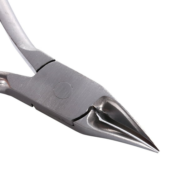 Profesional acero dedo del pie inoxidable uñas ensterbrown corta -cutícula nipper herramientas de manicura alicados para uñas de los pasteles alicados paras de los pieles hecho de