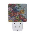 thumbnail image 5 of Yayeee LED Plug in Night Light for The Home with Auto Dusk to Dawn Light Sensors, 2 Pack, Blue Floral Tomatoes, 5 of 6