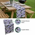thumbnail image 5 of Purple Spring Floral Table Runner - 72 Inch Long, Kitchen Dining Table Runner Dresser Scarves, Watercolor Flowers Pastoral Farmhouse Decor for Coffee Tables Wedding Party Banquet, 5 of 8