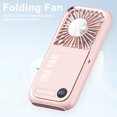 thumbnail image 2 of Ventilador Cuello Portátil USB Pantalla LED Recargable () Rosa, 2 of 9