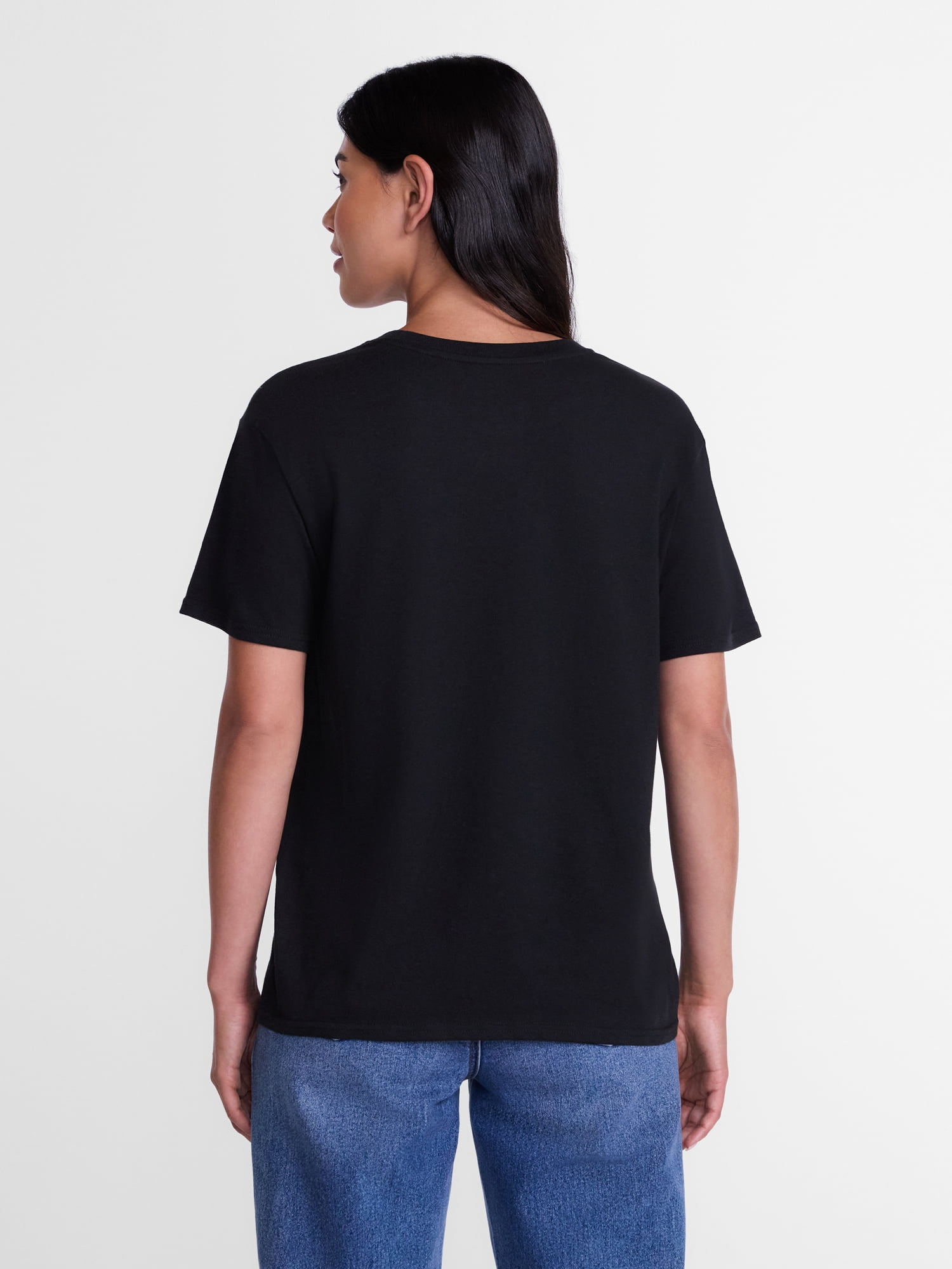 K-Pop Demon Hunters Women's Huntrix Graphic Tee with Short Sleeves, Sizes XXS-XXL