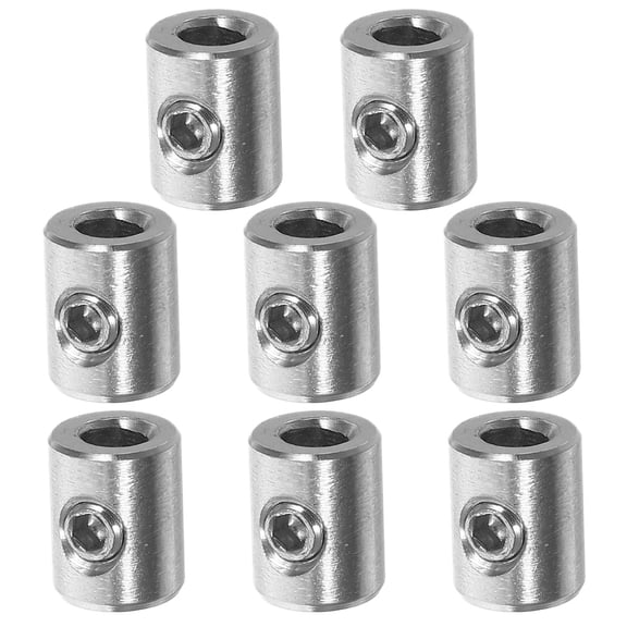 BESTYASH 8-Piece Stainless Steel Wire Rope Clamps Set, Heavy Duty Cable Fasteners for Marine, Construction, and Outdoor Use