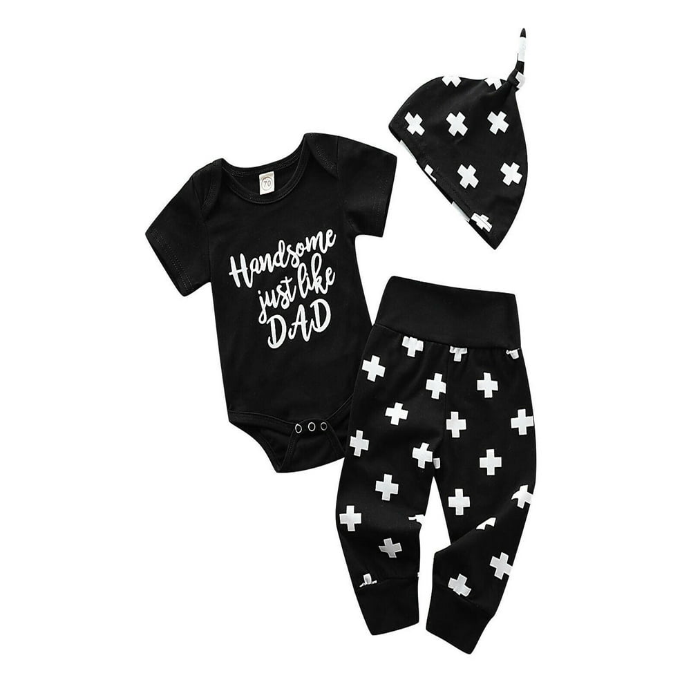 Canis Newborn 3 6 12 18 Months Romper Suit Baby Boy girl Unisex Tops