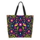 thumbnail image 1 of Balery Colorful Mexican Bolsa Tote Estilo Estético con Cremalleras, Bolsa de Hombro, Bolsa de Compras Grande y Plegable, 1 of 8