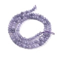 thumbnail image 2 of Dyed Natural Malaysia Jade Rondelle Beads Strands Faceted Slate Blue 4x2~3mm Hole: 1mm 110~115pcs/strand 14 inch, 2 of 3