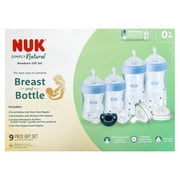 NUK Simply Natural Bottle Gift Set - Blue - 9pc