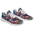 thumbnail image 6 of Rooster Happy 4th Of July Shoes Lightweight Comfortable Running Shoes for Men Women White Size 4.5, 6 of 7
