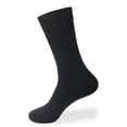thumbnail image 2 of Women's Cotton Pure Color Comfy Warm Boot Crew Socks for Business Office or Everyday Casual Wear, 1 Pair Black Color, 2 of 2