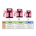 thumbnail image 2 of Tineer Rabbit Harness with Lead Leash Set - Soft Breathable Mesh Pet Chest Harnesses Vest Walking for Kittens,Bunny,Hamster,Guinea Pig,Ferret and Other Small Animals (S, Pink + Black), 2 of 7