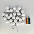thumbnail image 6 of PEIBang 24 Pcs Christmas Ball Ornaments,Christmas Tree Ornaments Blank White,Decorative Hanging Ornaments for Xmas Holiday Wedding Party Decoration, 6 of 8
