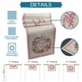 thumbnail image 6 of Happy Easter Table Runner 72 Inches, Spring Flower Pastoral Butterfly Retro Beige Bed Runner Dresser Scarves Tabletop for Indoor Outdoor Parties/Ceremony/Banquet, 16" x 72", 6 of 8