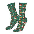 thumbnail image 5 of Bingfone Cartoon Turkey Prirnt Women's Men's Fun Pattern and Solid Crew Socks-1 Pair Pack-Cool & Classic Novelty Design Gifts, 5 of 7
