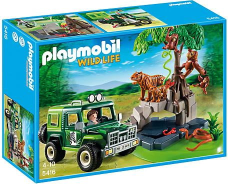 playmobil wildlife truck