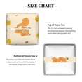 thumbnail image 5 of Yiaed Squirrel And Leaves Print Tissue Box Cover, PU Leather Decorative Organizer for Tabletop, Bathroom, Car, Office Creative Decorative, 5 of 7
