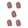 thumbnail image 2 of Injueey Masajeador de cuero cabelludo, accesorio de limpieza corporal, cepillo de silicona para cuero cabelludo, masajeadores de cabello, Café 5Conjunto, 2 of 6