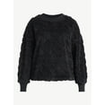 thumbnail image 5 of Time & Tru Women's Jacquard Pullover Sweater, Sizes XS-XXXL, 5 of 5