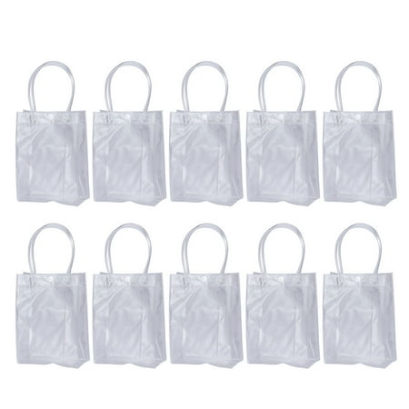 

10Pcs Transparent Gift Bags Multi-function Wine Bags Convenient Wine Bottle Bags
