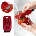thumbnail image 2 of Cepillo para verduras y patatas. Cepillo de silicona con lados duro y suave. Cepillos de limpieza funcionales para frutas de piel dura, 2 of 8