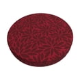thumbnail image 1 of Balery Burgundy Floral Fundas de asiento para taburete de bar redondo de tela de terciopelo ajustables que protegen de arañazos y manchas para sillas de 14 a 17 pulgadas.-13 inch, 1 of 7