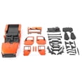 thumbnail image 2 of Carcasa De Carrocería De Coche Abierta, Carcasa De Carrocería De Coche De Alta Simulación De 17,91 Pulgadas, Para Modelo De Coche RC De Juguete RC Modelo De Coche RC Ccdes Naranja, 2 of 8