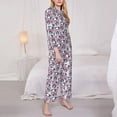thumbnail image 3 of Balery Baby Cow Conjunto de Pijama con Estampado para Mujer, Conjunto de Dos Piezas con Manga Larga, Ropa de Dormir Suave con Bolsillos, Pijamas Cómodos-Medium, 3 of 7